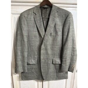 VTG Southwick Blazer Mens 44 Wool Herringbone Tweed Sport Coat Jacket USA